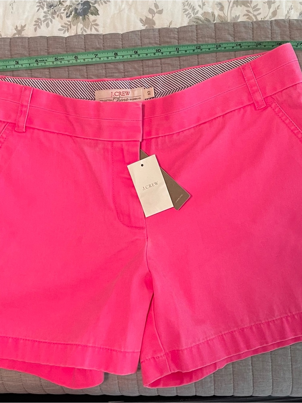 J. Crew Bright Pink Women's Chino Shorts